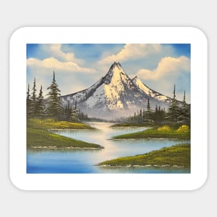 Mountain Stream Sticker